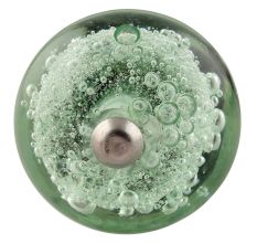 Mint Bubble Glass Wine Stopper