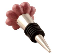 Lavender Crackle Ceramic Melon Wine Stopper
