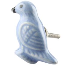 Slate Blue Ceramic Bird Drawer Knob Online