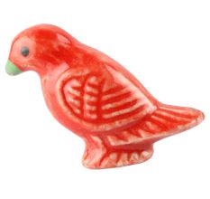 Red Feather Ceramic Bird Cabinet Knob Online