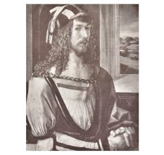 Print Of Albrecht Durer painted â€˜Self-Portrait at 26 (with gloves)