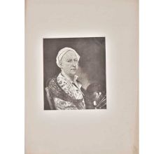 Print of A Middle Aged Women Dressed In Simple Clothes