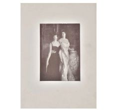 Ena and Betty Daughters of Asher and Mrs Wertheimer Print Poster