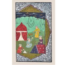 Camp Scene Of Four Prince Campaigainig in a Forest