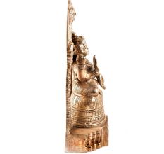 Brass Lakshmi Goddess StatueÂ 