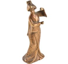 Japanese Geisha Bronze Statue