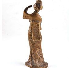 Japanese Geisha Bronze Statue