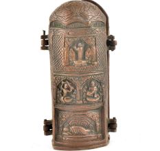 Brass Handcrafted Exclusive Buddha Shrine with Zushi Box