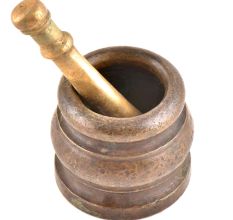Vintage Brass or Bronze Mortar and Pestle