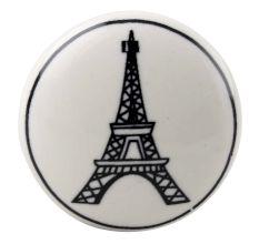 Eiffel Tower Ceramic Flat Wine Stopper 
