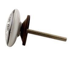 Olive Oil Ceramic Flat Drawer Knob 