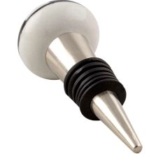Black And White Ceramic Floral Wine Stopper 