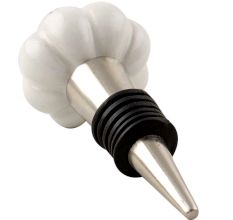 Blue Leaf Ceramic Melon Wine Stopper