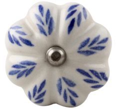 Blue Leaf Ceramic Melon Wine Stopper