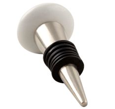 Red Football Pattern Ceramic Wine Stopper 