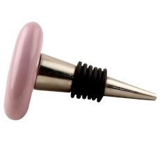 Pink Heart Ceramic Wine Stopper