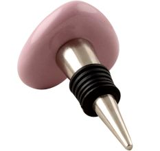 Pink Heart Ceramic Wine Stopper