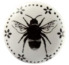 Bee Cearmic Flat Knobs