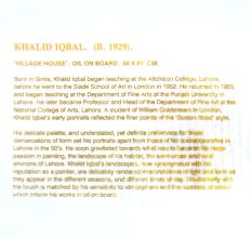 Print Of Khalid Iqbal Work Village House