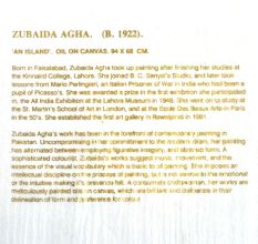 Print Of Zubaida Agha Work An Island