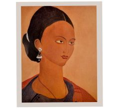 Print of Abdur Rahman Chughtai Work Portrait