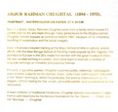Print of Abdur Rahman Chughtai Work Portrait
