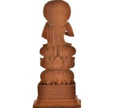 Wood Carved Buddha Statue