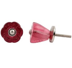 Queen Pink Tulip Knob