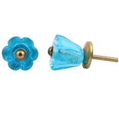 Sky Blue Tulip Knob