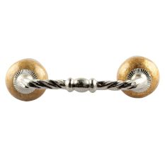 Golden Solid Cearmic Cut Bridge Handles