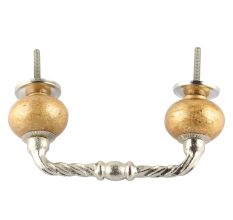 Golden Solid Cearmic Cut Bridge Handles