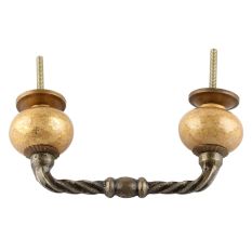 Golden Solid Cearmic Cut Bridge Handles