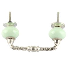 Light Green Cearmic Cut Bridge Handles
