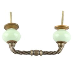 Light Green Cearmic Cut Bridge Handles
