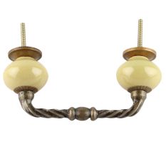 Olive Green Cearmic Cut Bridge Handles
