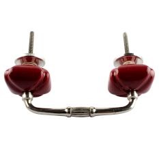 Solid Cherry Square Ceramic Bridge Handle Online