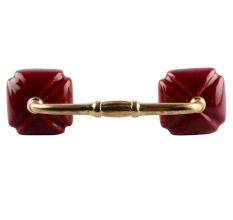 Solid Cherry Square Ceramic Bridge Handle Online