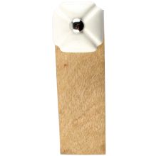 Solid White Square Ceramic Door Stopper