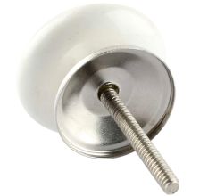 White Base Bee Ceramic Flat Dresser Knob Online