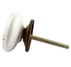 Multicolor Bird Ceramic Flat Drawer Knob Online