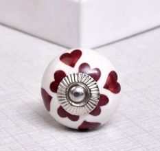 Cherry Heart  Knob