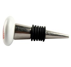 Dark Red Butterfly Ceramic Wine Stopper