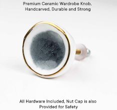 Grey Ceramic Wardrobe Knob Online
