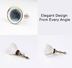 Grey Ceramic Wardrobe Knob Online