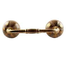 Golden Leaf Ceramic Floral Bridge Handle