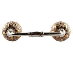 Golden Flower Ceramic Bridge Handle