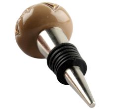 Golden Flower Ceramic Floral Wine Stopper