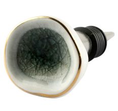 White Ceramic Wine Stopper