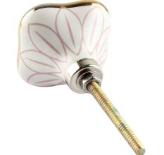 Pink Flower Square Ceramic Drawer Knob Online