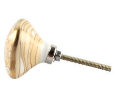 Mustard Square Ceramic Wardrobe Knob Online